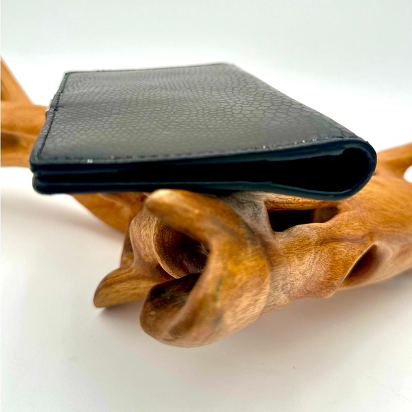 NWT/NEW - Levenger Pocket Jott | Obsidian (Black) Pebbled Leather | Chrome Pen - Picture 4 of 12